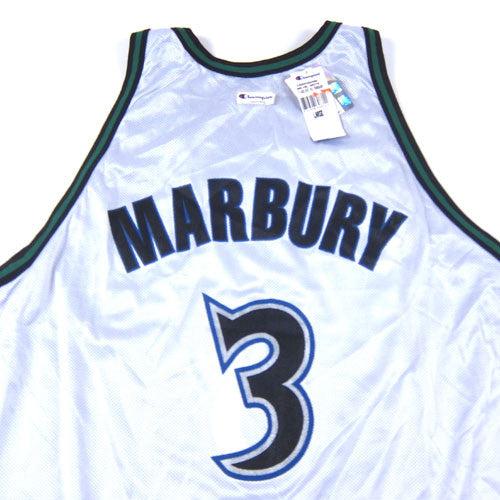 90's Stephon Marbury Minnesota Timberwolves Champion Reversible NBA Jersey  Size 48 – Rare VNTG
