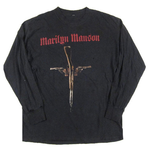 Marilyn manson hot sale gun t shirt