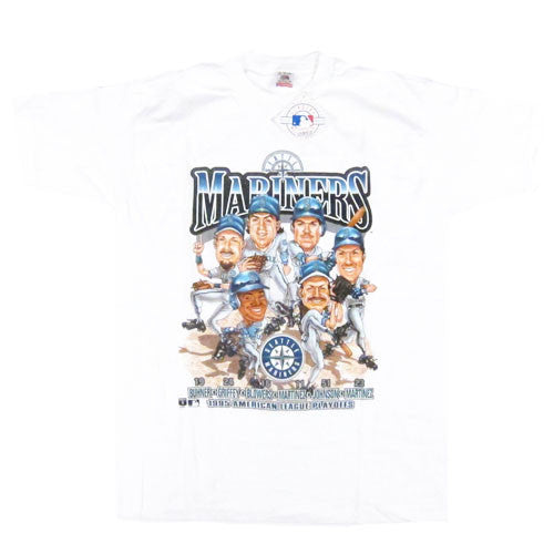 Vintage Seattle Mariners Caricature T-shirt NWT