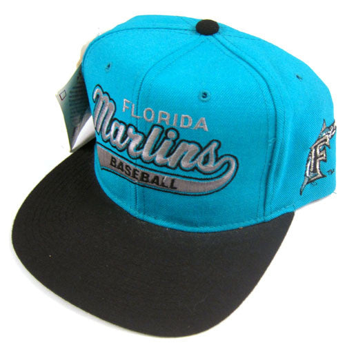Vintage Florida Marlins Hat Cap Snap Back Green blue with 8 pins - general  for sale - by owner - craigslist