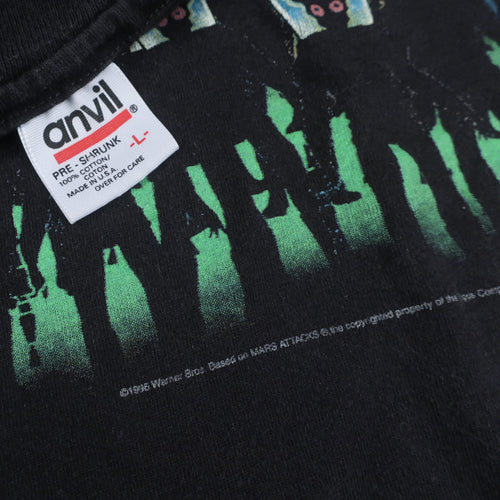 Vintage Mars Attacks Long Sleeve T-shirt 1996 Movie Tim Burton
