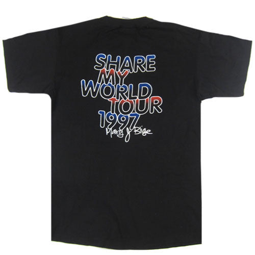 Vintage Mary J. Blige Share My World T-Shirt Rap Hip Hop Vintage Mary J. Blige Share My World T-Shirt Rap Hip Hop