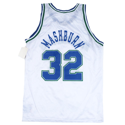 hovClassics Vintage Dallas Mavericks Jamal Mashburn Champion NBA Jersey 90's Size 44