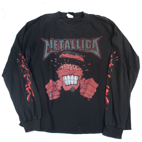 Vintage Metallica LS T-shirt Tour Band Metal Rock 90s – For All To