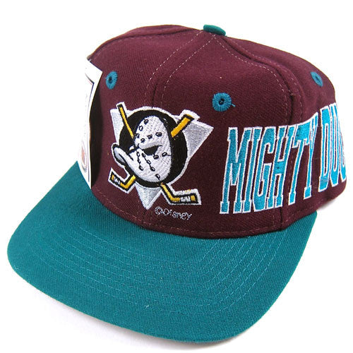 Vintage 1993 Disney NHL Anaheim Mighty Ducks Pinstripe Baseball