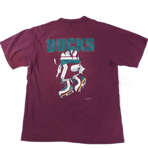Vintage '93 ANAHEIM MIGHTY DUCKS NHL Dasi Sports T-Shirt YL – XL3 VINTAGE CLOTHING