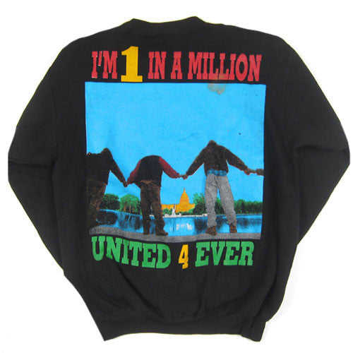 Vintage Million Man March 1995 Sweatshirt 90s Hip Hop Rap