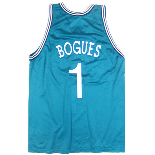 90's Charlotte Hornets Muggsy Bogues Custom Starter Satin NBA Jacket Size  Large – Rare VNTG