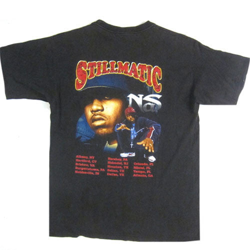 Vintage NAS One Mic Stillmatic T-Shirt Hip Hop Rap