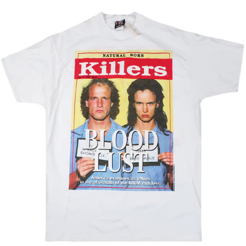Vintage Natural Born Killers T-shirt Movie 1994 Woody Harrelson 