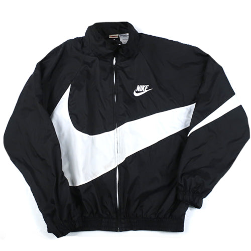 atlet Jeg accepterer det Ødelæggelse Vintage Nike Big Swoosh Windbreaker 90s – For All To Envy