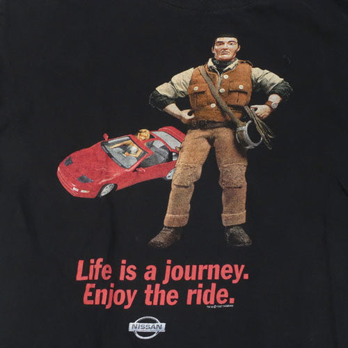 Vintage Nissan GI Joe T-shirt 1997 Stanley Desantis 90s Cars – For 