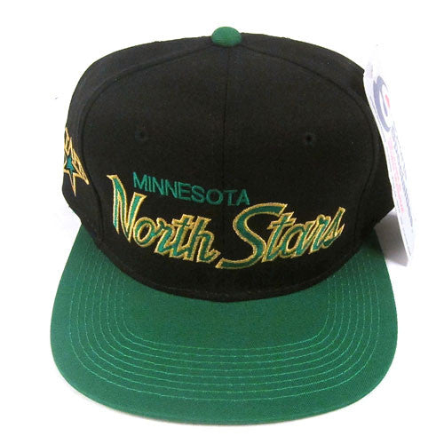 Vintage Minnesota North Stars Sports Specialties Script Snapback