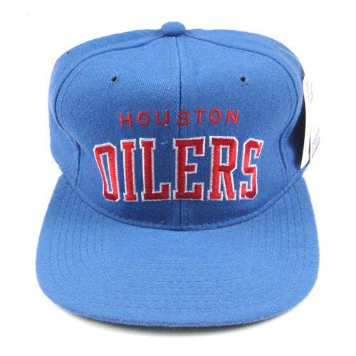 Vintage New Era Houston Oilers Snapback Hat NFL One - Depop