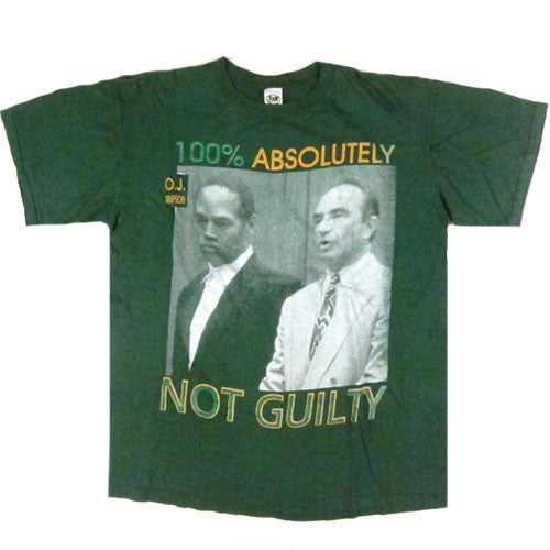 Vintage OJ Simpson Not Guilty T-shirt