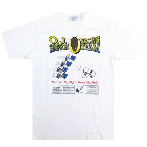 Vintage OJ Simpson Racing Team T-shirt