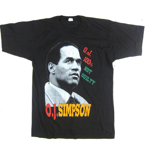 Vintage OJ Simpson Wanted T-Shirt
