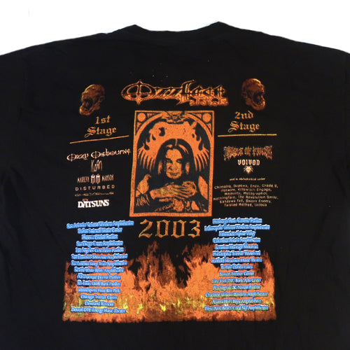 Vintage Ozzfest 2003 T-shirt Ozzy Osbourne Rock Tour Concert – For