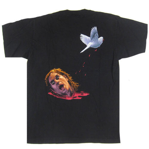 T-shirt Ozzy Osbourne 'Dove Head' Ristampa 1992 - Taglia XL, Nera, Hanes