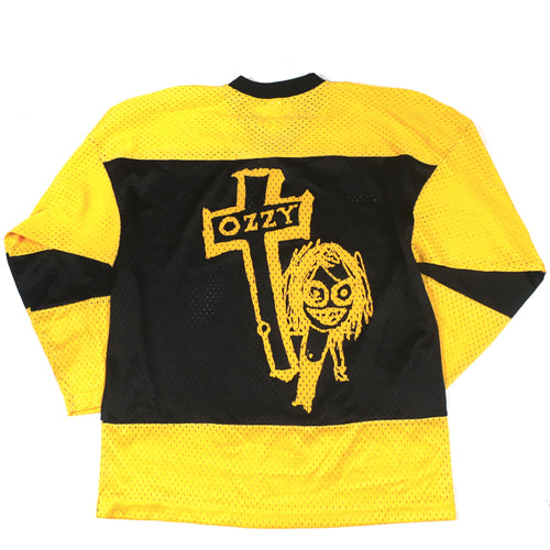 Vintage Ozzy Osbourne Hockey Jersey 1998 Rock Metal Ozzfest – For
