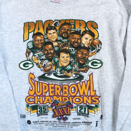 Vintage Green Bay Packers 1997 Super Bowl Sweatshirt NFL Football Favre –  For All To Envy