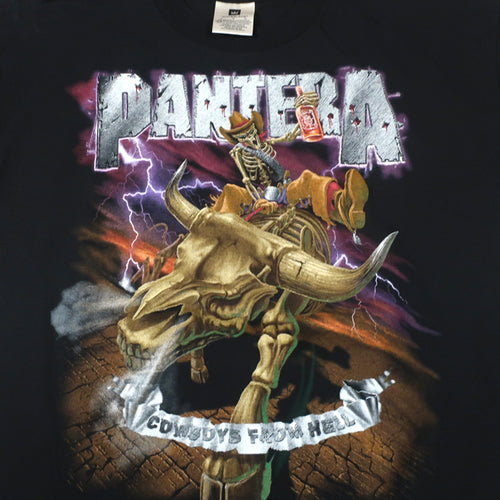 Vintage Pantera Cowboys From Hell T-shirt 1999 Band Tour