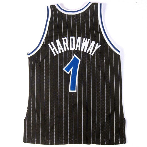 Vtg Champion NBA Orlando Magic Pinstripe Penny Hardaway Jersey