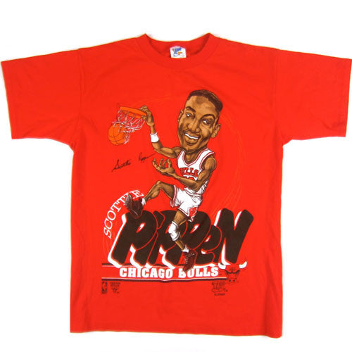 Vintage 1990 Scottie Pippen Chicago Bulls Salem Sportswear Shirt Size Medium