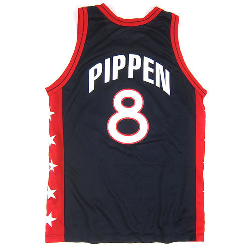 SCOTTIE PIPPEN DREAM TEAM II USA VINTAGE 1996 CHAMPION JERSEY