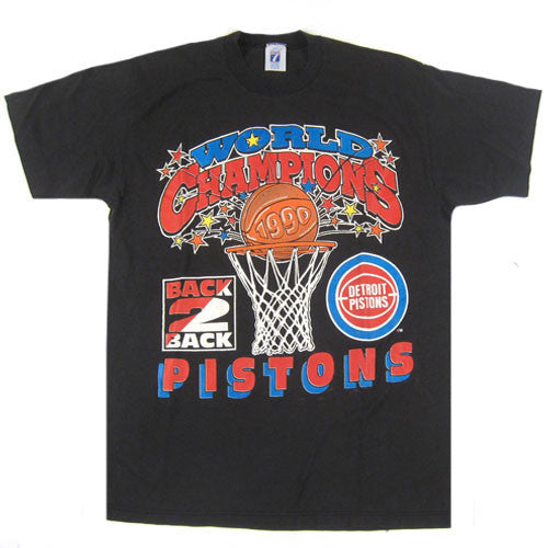 Vintage Detroit Pistons 1990 Back to Back T Shirt