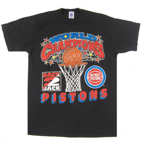 Vintage Detroit Pistons 1990 Back to Back T-Shirt