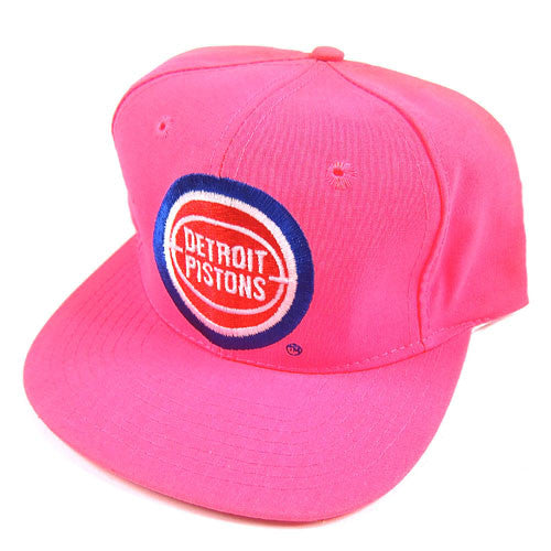 Vintage Detroit Pistons Neon Snapback Hat NWT