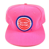 Vintage Detroit Pistons Neon Snapback Hat NWT