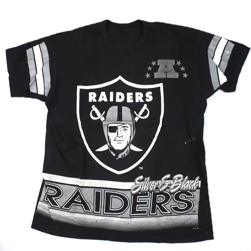 Vintage Los Angeles Raiders T-Shirt 1993 NFL Football Oakland Las Vegas –  For All To Envy