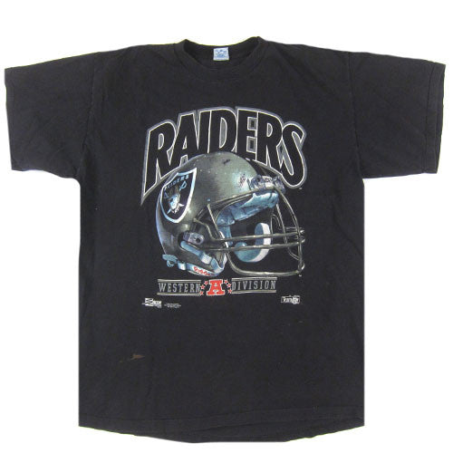 Vintage LA Raiders Helmet T-shirt NFL Los Angeles Football NWA 90s – For All To Envy Vintage LA Raiders Helmet T-shirt NFL Los Angeles Football NWA 90s – For All To Envy