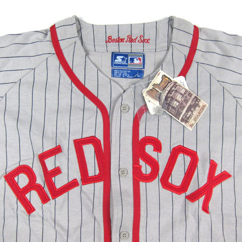 Vintage Starter Boston Red Sox Pinstripe Jersey (Size XL) — Roots