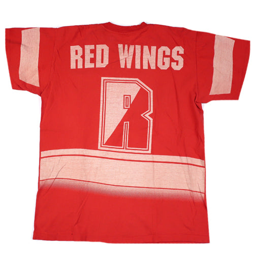 Red wings t shirts vintage deals