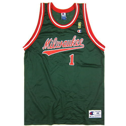 Vintage Oscar Robertson Milwaukee Bucks Champion Jersey NBA