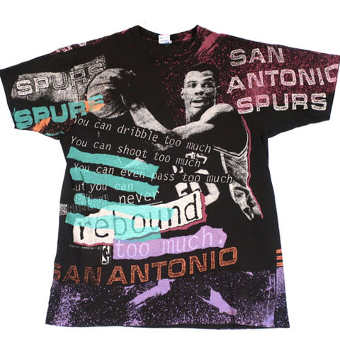 Majestic San Antonio Spurs David Robinson Throwback Shirt – New – Black – Clearance $30