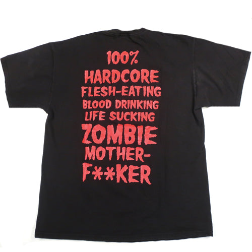 90s ROB ZOMBIE Tシャツ XL 黒 USA製 ビンテージ　値下げ可 90年代 ROB ZOMBIE ロブゾンビ 両面プリント バンドTシャツ