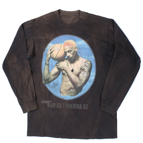 Dennis Rodman Basketball Shirt, Vintage Long Sleeve Unisex T-shirt