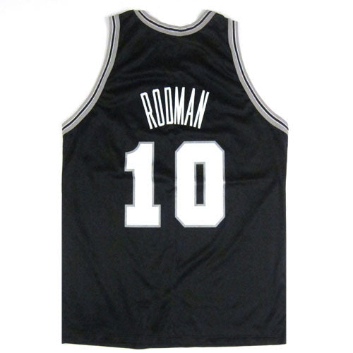 Vintage Champion Dennis Rodman San Antonio Spurs Jersey NBA Black