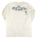 Vintage Dennis Rodman Tattoo Long Sleeve T-shirt *ORANGE HAIR*