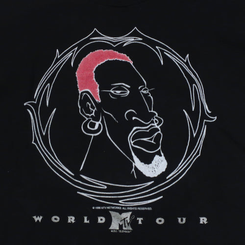 MTV denis rodman1997 world tour デカバッジ　レア MTV denis rodman1997 world tour デカバッジ レア