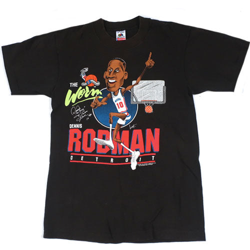 Vintage Dennis Rodman The Worm T-shirt NBA basketball 1989 Bad