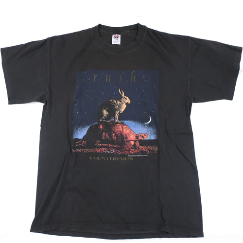 Vintage RUSH Counterparts T-shirt 1993 Rock 90s Tour Concert