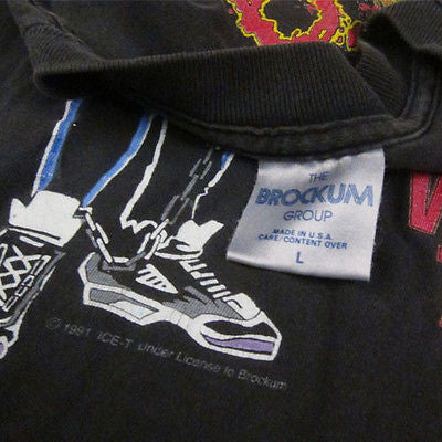 BODY COUNT バンドtシャツ 1992年 ビンテージ　ICE-T Vintage Ice-T Body Count World Homicide Tour 187 T-Shirt Rap