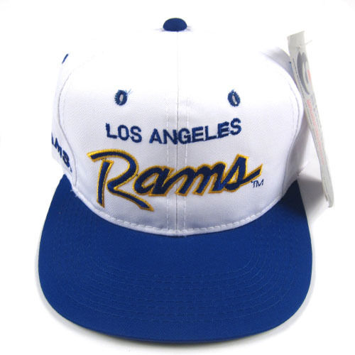 Los Angeles Rams Vintage Sports Specialties Laser Snapback Cap Hat