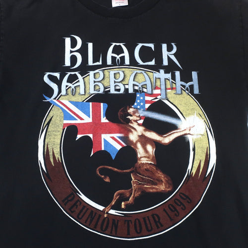Vintage Black Sabbath 1999 Tour T-Shirt Reunion Ozzy Osbourne Rock
