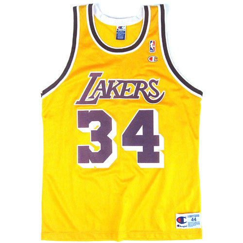 Vintage Shaquille O'neal LA Lakers Champion Jersey Shaq 90s NBA